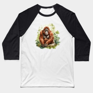 Orangutan Monkey Baseball T-Shirt